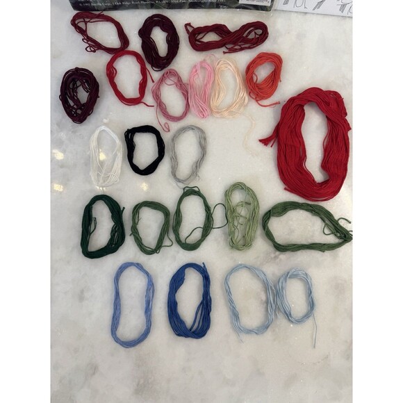 Bucilla Country Christmas Cross Stitch Stocking Gallery Of Stitches 16” Vintage - Picture 7 of 16